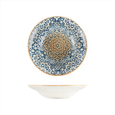 Bonna China Española dia.9.5" h:2" 14 oz. Round Decorated Porcelain Bowl (Set of 2)